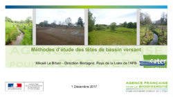 Méthodes d’étude des têtes de bassin versant