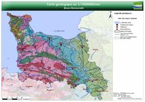 Carte géologique simplifiée de la Basse-Normandie