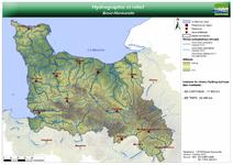 Carte du réseau hydrographique principal de la Basse-Normandie